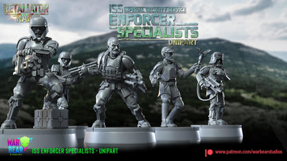 Iss specialist enforcers (imperial security services) star wars rpg legion shatterpoint compatible - war bear
