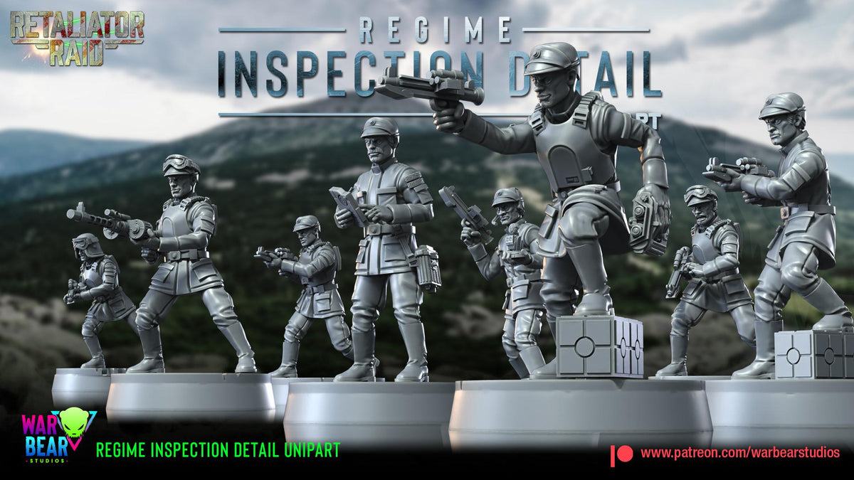 Regime (imperial) inspection detail star wars rpg legion shatterpoint compatible - war bear