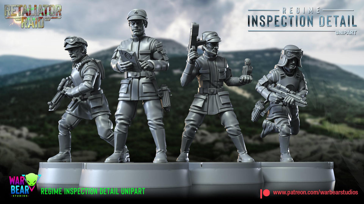 Regime (imperial) inspection detail star wars rpg legion shatterpoint compatible - war bear