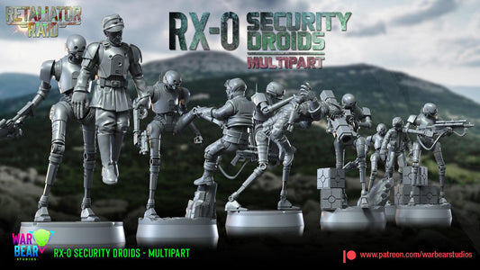 Rx-0 security droids star wars rpg legion shatterpoint compatible - war bear