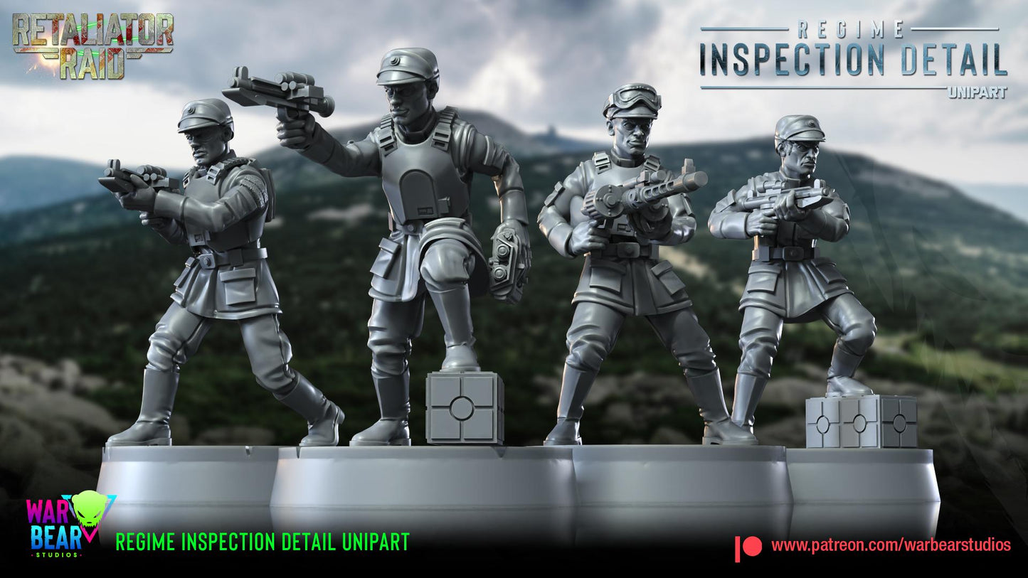 Regime (imperial) inspection detail star wars rpg legion shatterpoint compatible - war bear