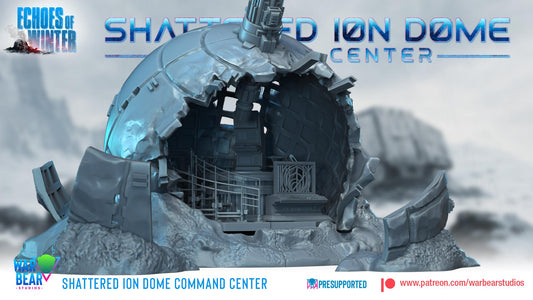 Shattered ion dome command center star wars rpg legion shatterpoint war bear