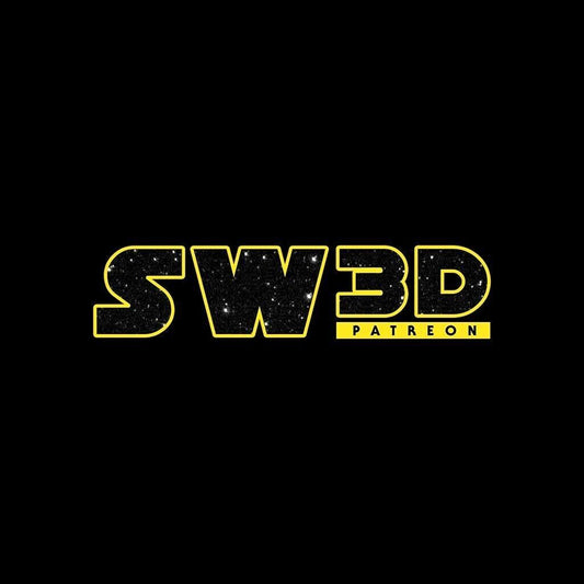Elite tie fighter sculpture star wars themed 3d bust / sculpture by sw3d