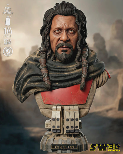 Baze malbus portrait bust star wars themed 3d bust / sculpture by sw3d