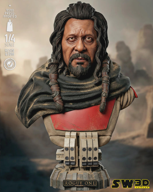 Baze malbus portrait bust star wars themed 3d bust / sculpture by sw3d