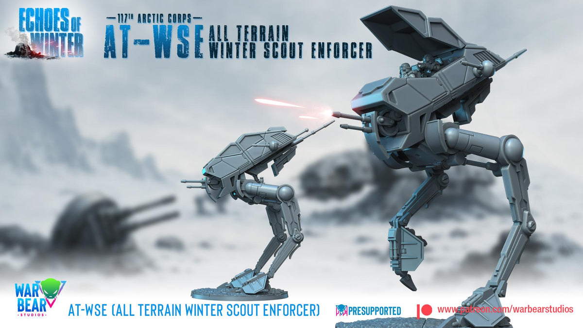 Imperial at-wse ( scout walker) star wars legion rpg shatterpoint war bear