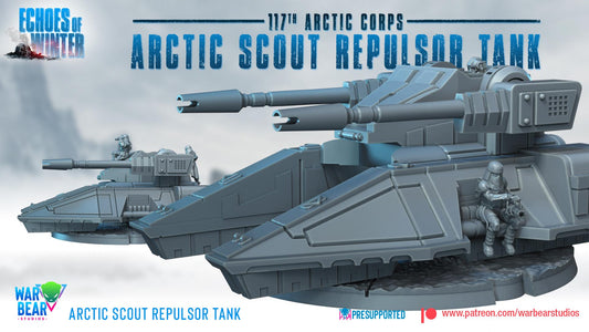 Imperial artic scout repulsor tank star wars legion rpg shatterpoint war bear
