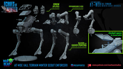 Imperial at-wse ( scout walker) star wars legion rpg shatterpoint war bear