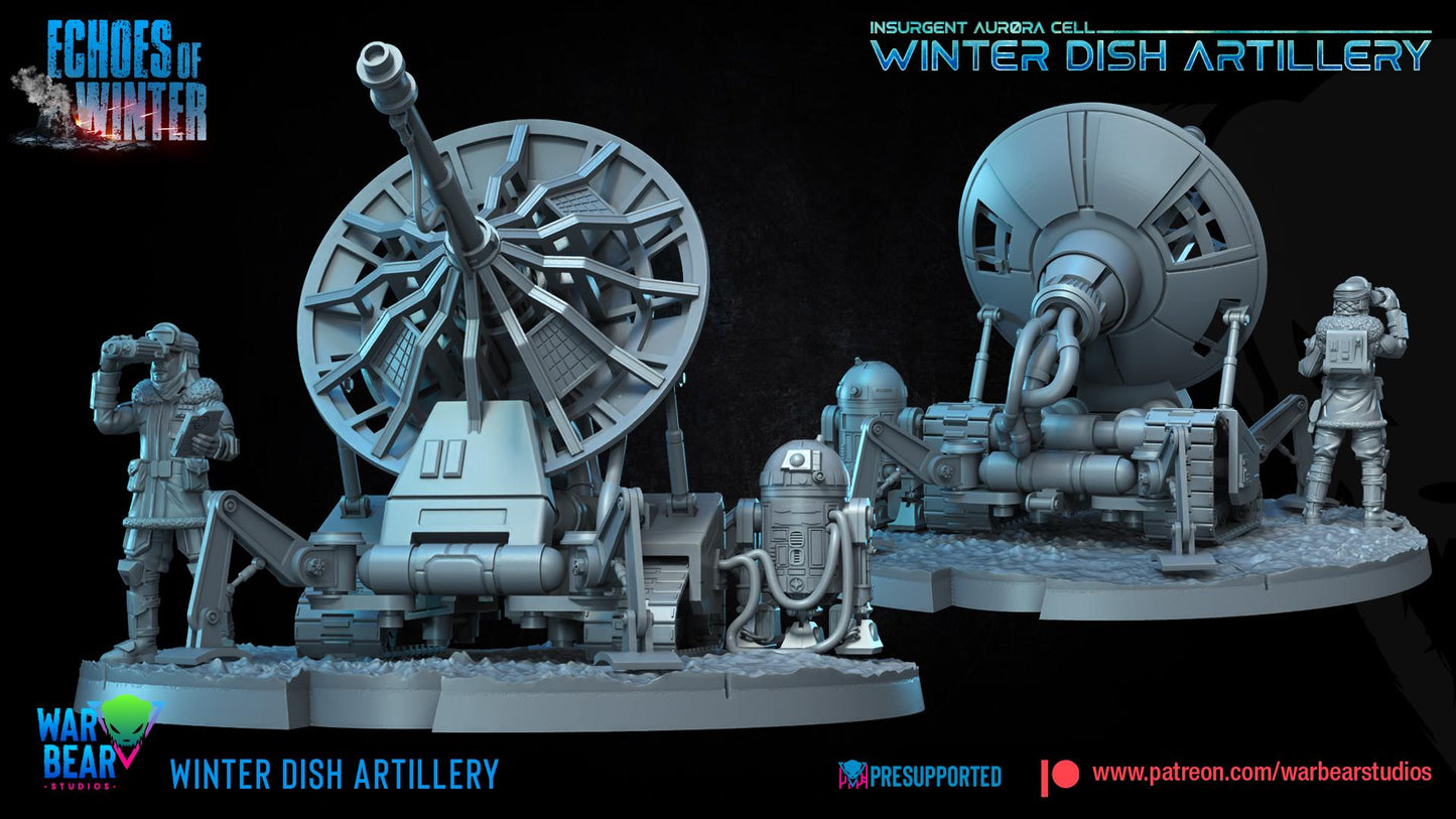Rebel winter dish artillery star wars legion rpg shatterpoint compatible war bear