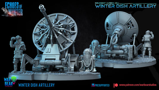 Rebel winter dish artillery star wars legion rpg shatterpoint compatible war bear