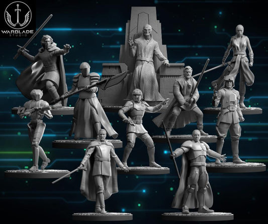 Sep24 star wars legion/shatterpoint compatible warblade snoke rey obi kylo ren