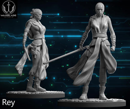 Sep24 star wars legion/shatterpoint compatible warblade snoke rey obi kylo ren