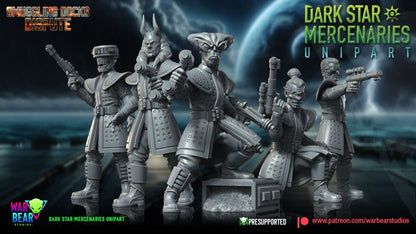 9x dark star mercenaries star wars rpg legion shatterpoint compatible - war bear