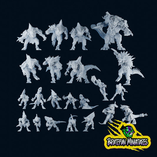 Lizardmen Fantasy Football Complete Team - BF