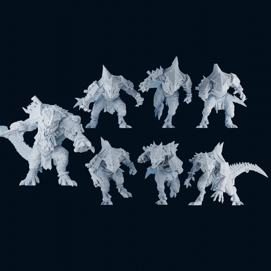 Lizardmen Fantasy Football Complete Team - BF