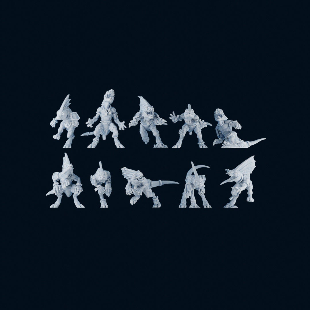 Lizardmen Fantasy Football Complete Team - BF