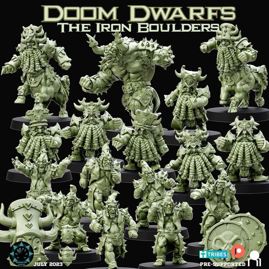 Chaos Dwarf ‘The Iron Boulders’ Fantasy Football Team - ROP