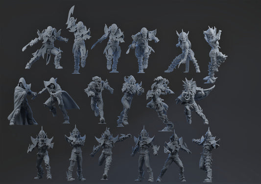 Dark Elves Fantasy Football Team - BF