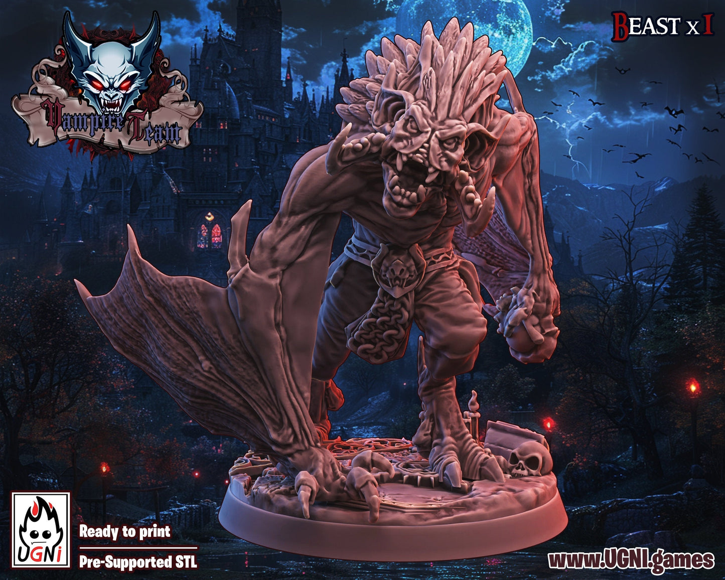 Vampire Vargheist big guy / star player Fantasy Football - UGNI