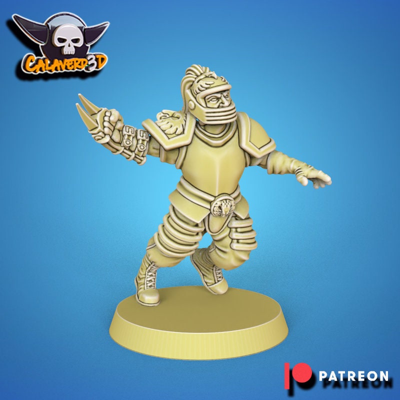 Human Fantasy Football team - 3D Griffon Claws Champions