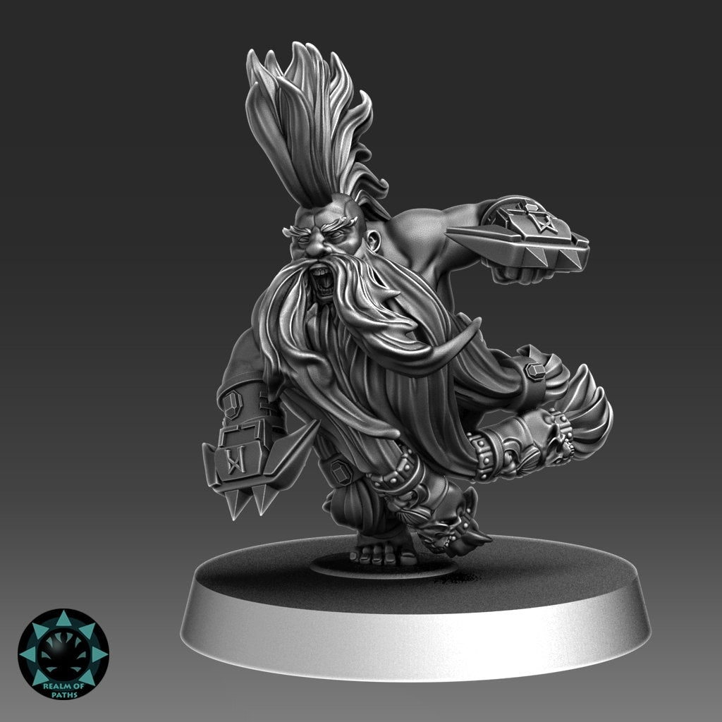 Dwarf ‘Iron Bolt’ Fantasy Football Team -