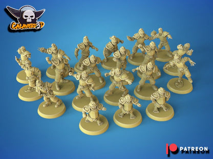 Human Fantasy Football team - 3D Griffon Claws Champions