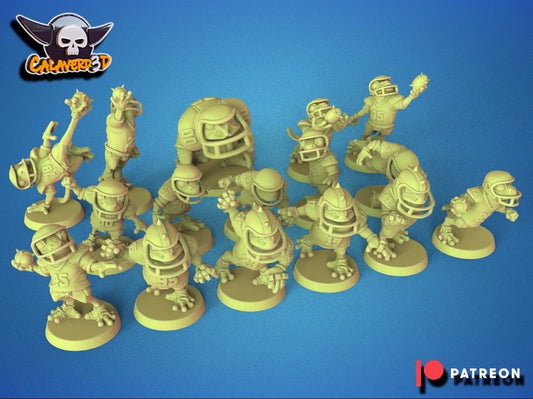 Slan proxy Frogg Fantasy Football Team - 3D ‘The NFFL’