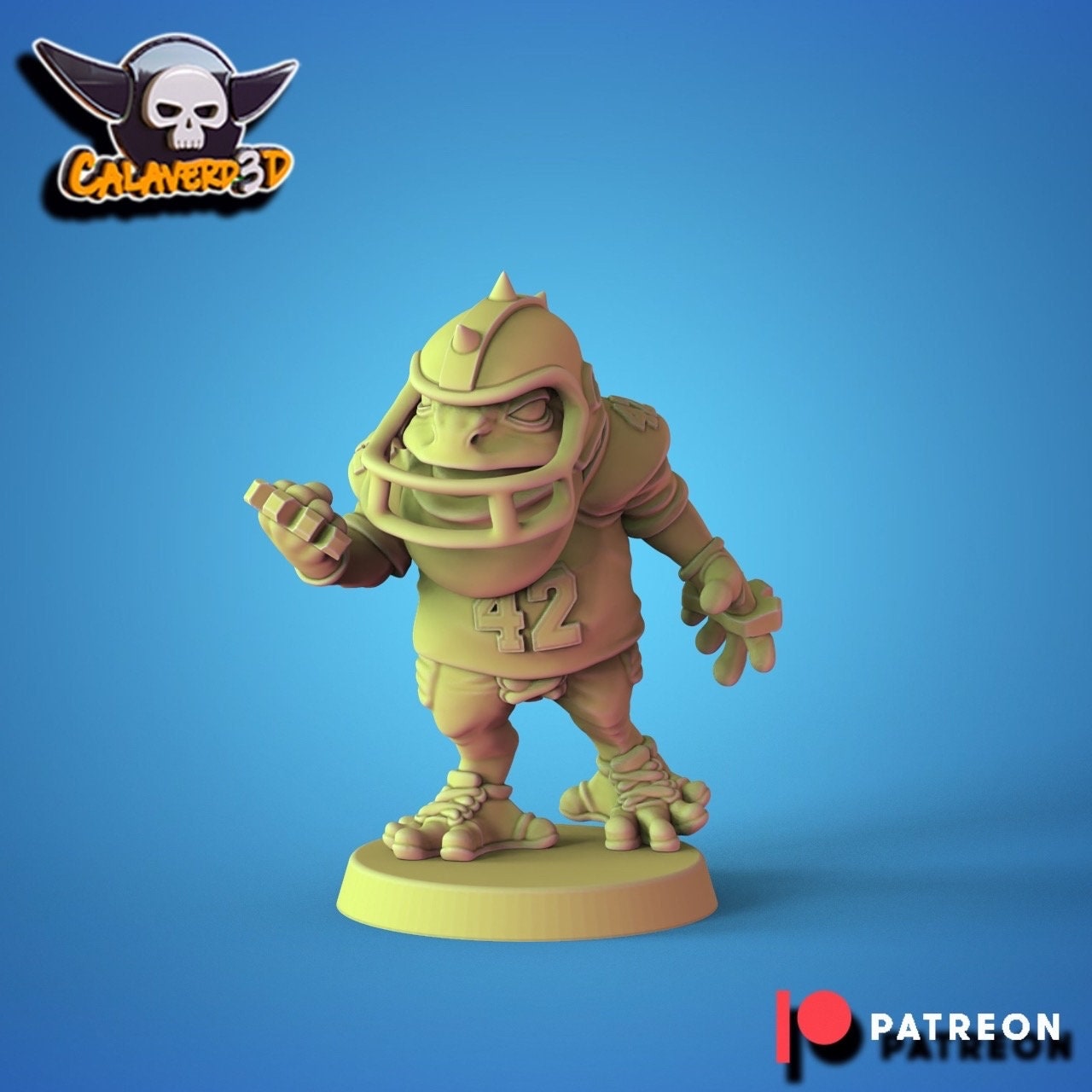 Slan proxy Frogg Fantasy Football Team - 3D ‘The NFFL’