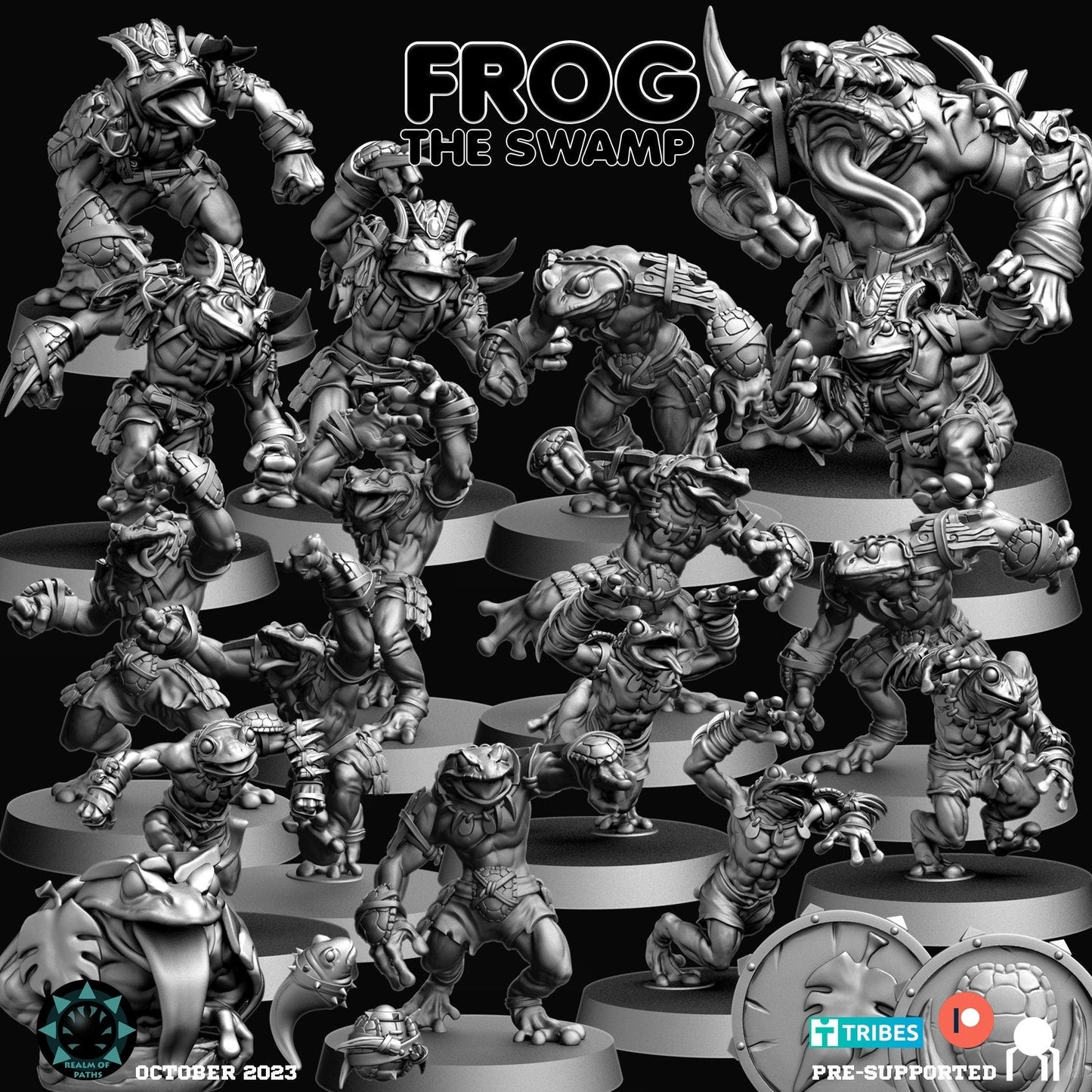 Slan compatible ‘Frog' Fantasy Football Team -