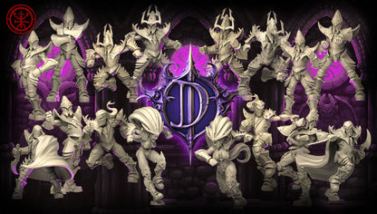 Dark Elves / Elf 'The Dark Daggers' Fantasy Football team -