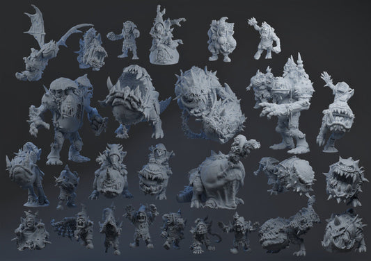 Various Goblin/ Squig Teams 'Fearsome Fungitz' Fantasy Football Team - BF