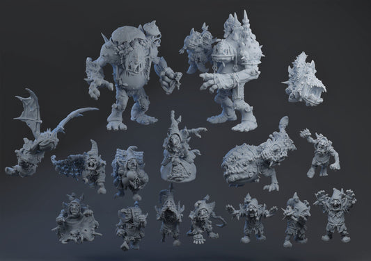 Various Goblin/ Squig Teams 'Fearsome Fungitz' Fantasy Football Team - BF
