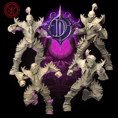 Dark Elves / Elf 'The Dark Daggers' Fantasy Football team -