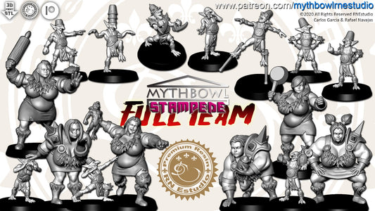 Ogre Fantasy Football Team  - RN Studios Mythbowl Stampede