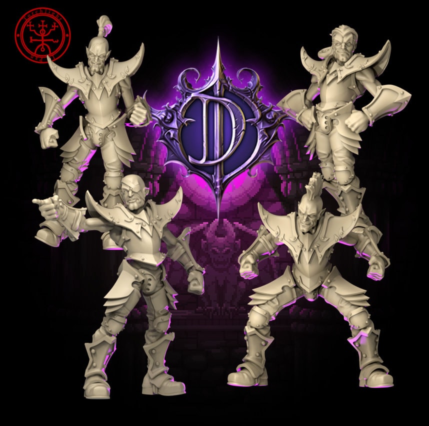 Dark Elves / Elf 'The Dark Daggers' Fantasy Football team -