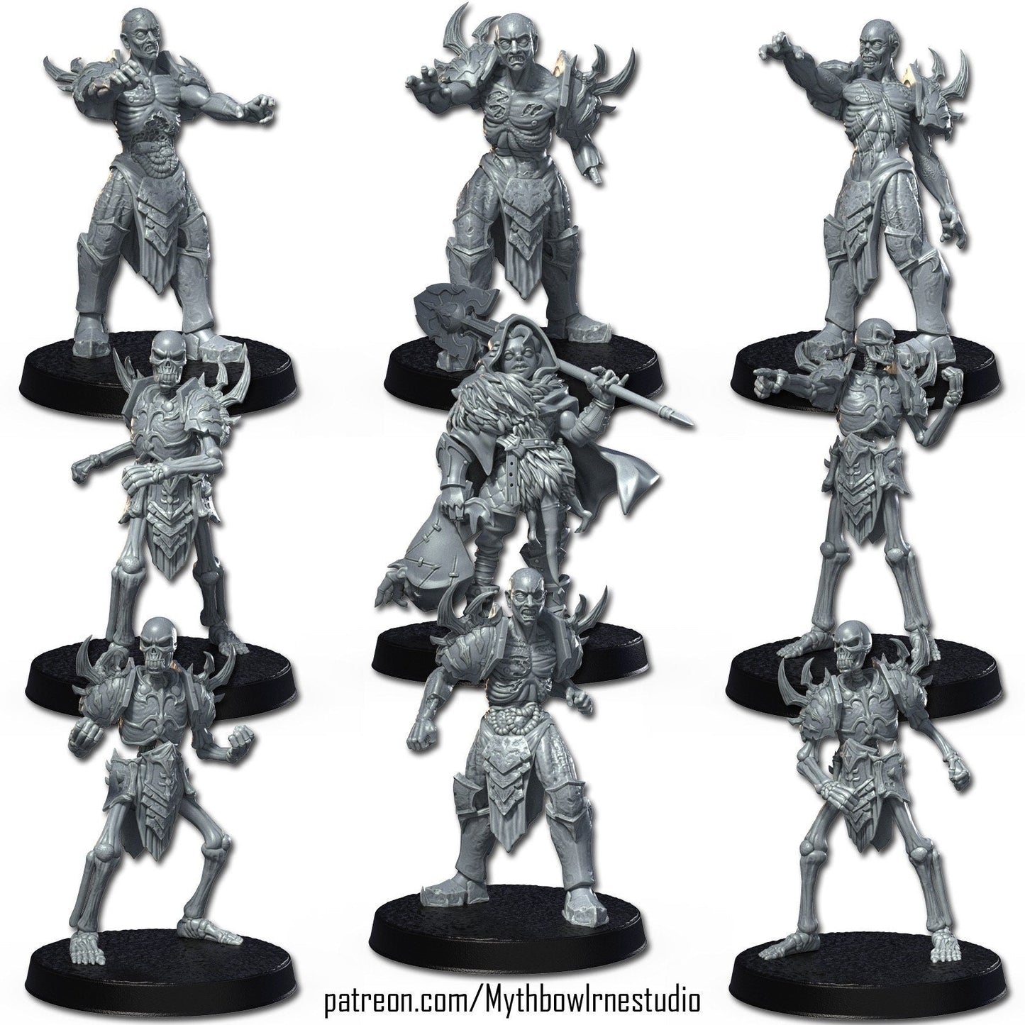 Necromantic Undead Fantasy Football Team  - RN Studios Mythbowl