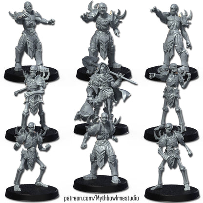 Necromantic Undead Fantasy Football Team  - RN Studios Mythbowl