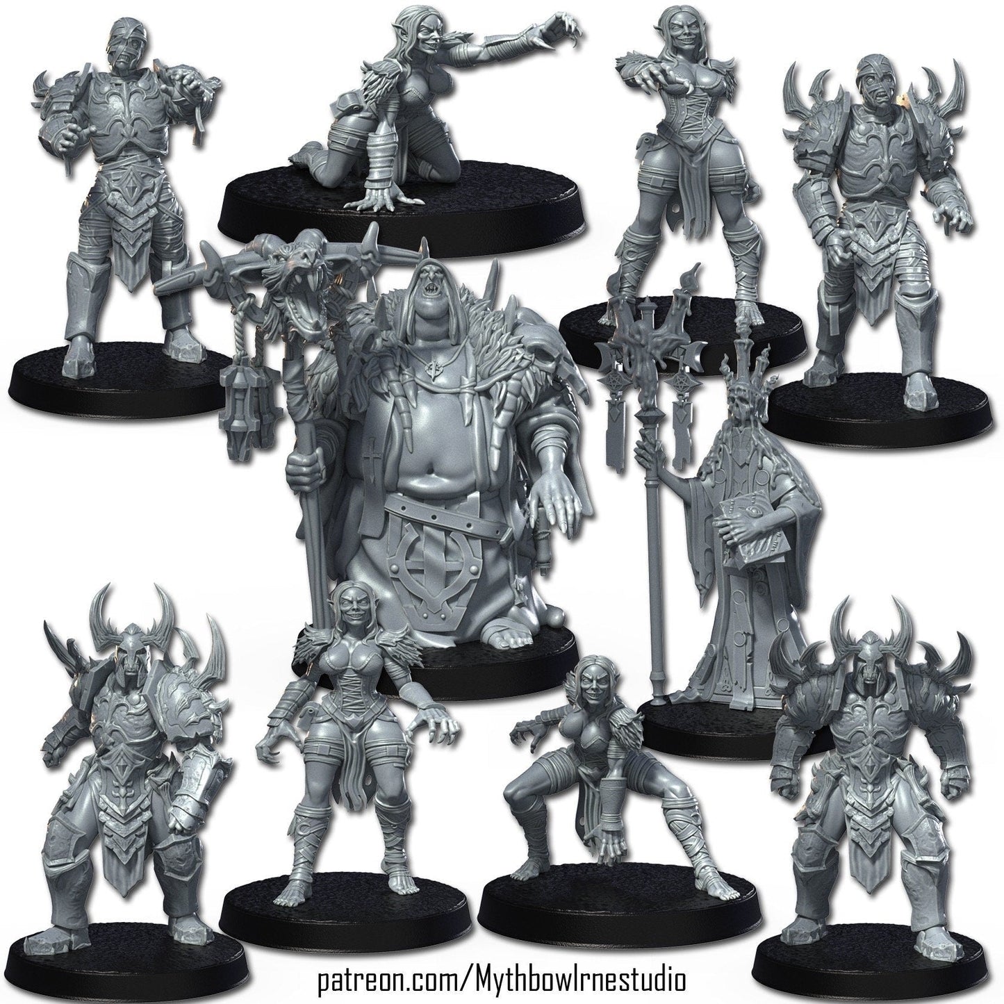 Necromantic Undead Fantasy Football Team  - RN Studios Mythbowl