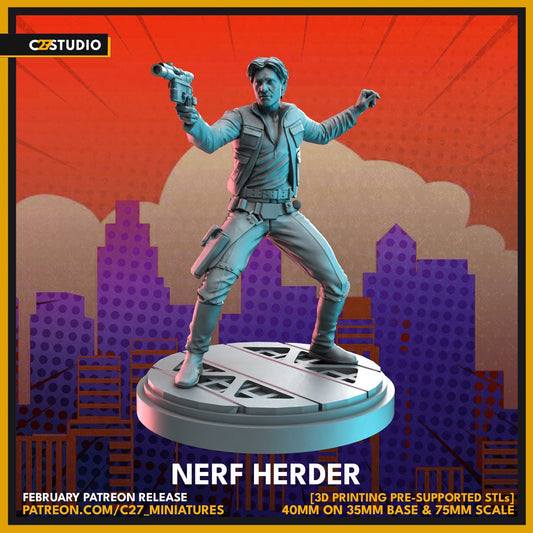 Han Solo (Nerf Herder)  proxy - Star Wars Legion Shatterpoint compatible C27 Minis