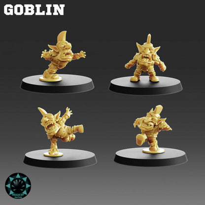 Orc 'Iron Crushers' Cute Chibi proxy Fantasy Football Team -