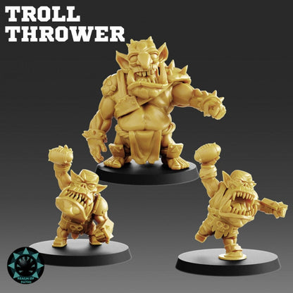 Orc 'Iron Crushers' Cute Chibi proxy Fantasy Football Team -