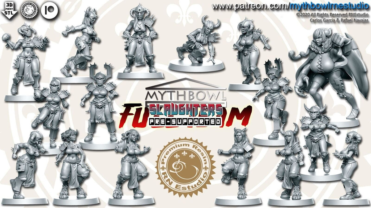 Slaughters Chaos Fantasy Football Team  - RN Studios Mythbowl