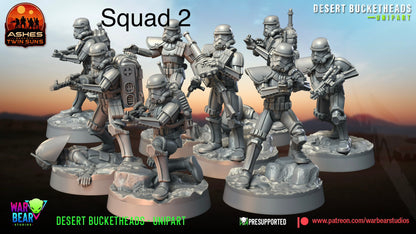 8/16 Imperial Desert Troopers star wars legion rpg shatterpoint warbear
