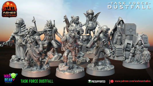 9 Mercenaries Task Force Dustfall star wars legion rpg shatterpoint warbear