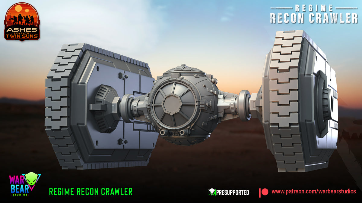 Imperial Desert recon crawler tank star wars legion rpg shatterpoint warbear