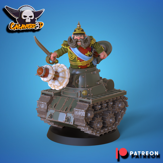 Dwarf Prussian Stormtroopers Fantasy Football Team - Calaverd