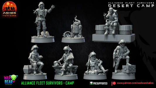 6 x Alliance Fleet survivors star wars legion rpg shatterpoint war bear