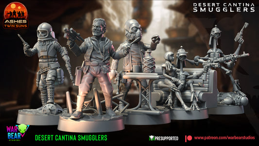 5 x Cantina Smugglers star wars legion rpg shatterpoint war bear