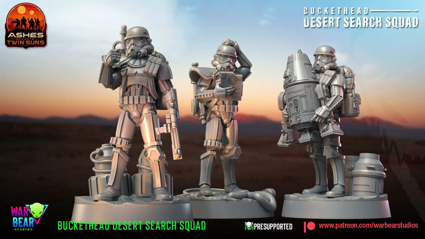 7 Imperial Desert Troopers star wars legion rpg shatterpoint war bear