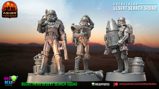 7 Imperial Desert Troopers star wars legion rpg shatterpoint war bear